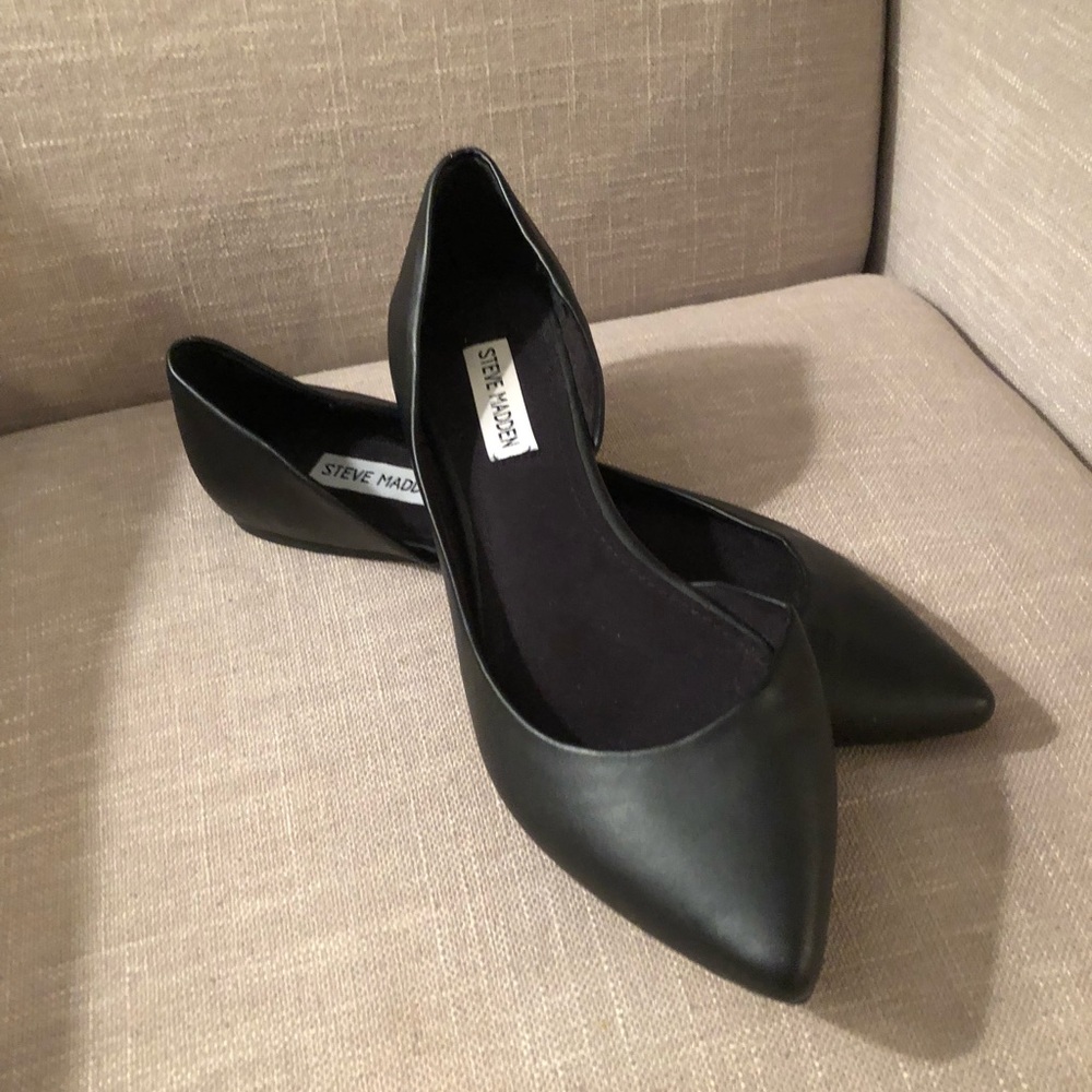 👯‍♀️Brand NEW with TAGS Black Steve Madden Flats